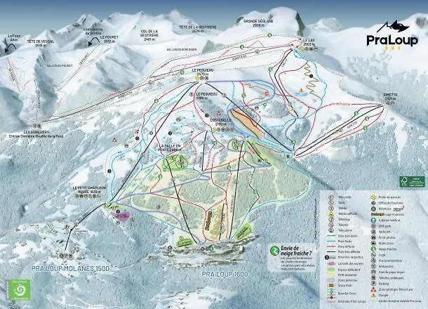 Pra Loup 1500 Les Molanes * Uvernet-Fours